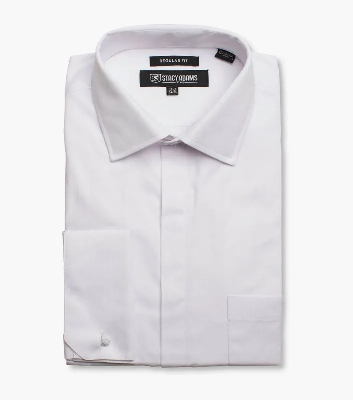 CARSON DRESS SHIRT Point Collar made by Stacy Adams