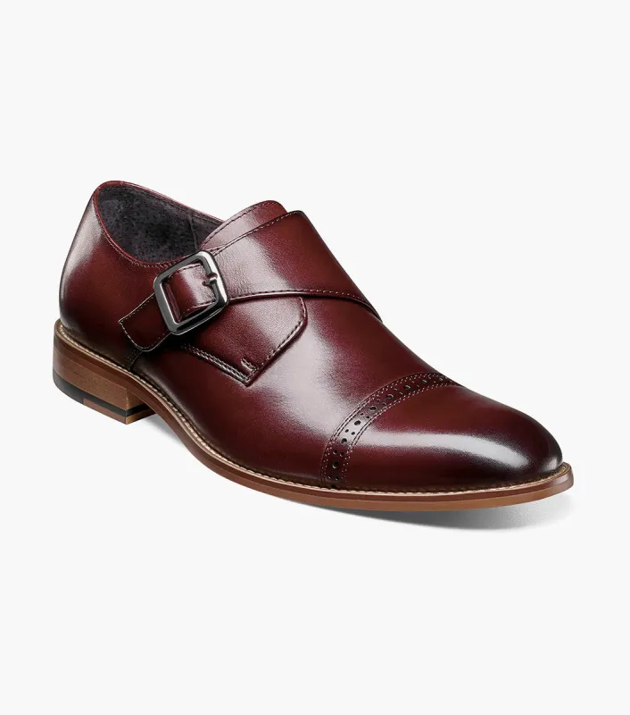 DESMOND Cap Toe Monk Strap made by Stacy Adams
