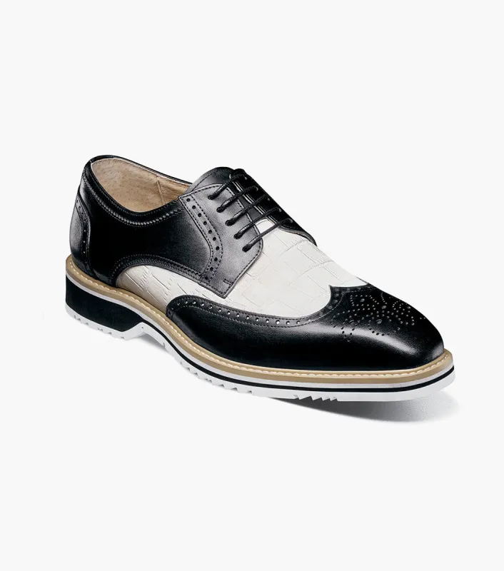 BEAUMONT Wingtip Oxford made by Stacy Adams