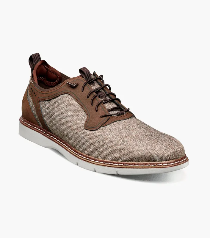 SCANLAN Plain Toe Elastic Lace Up made by Stacy Adams