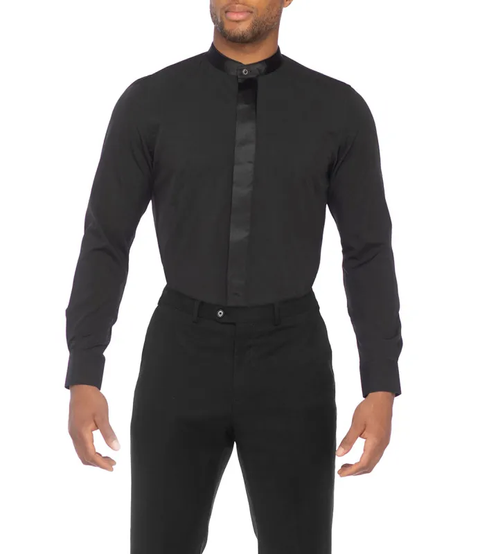 WALSH DRESS SHIRT Band Collar made by Stacy Adams