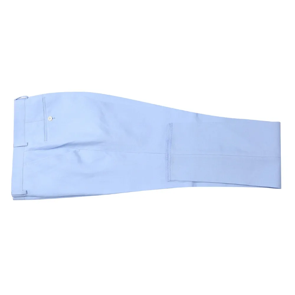 Men's Blue 2-Piece Slim Fit Linen Suit sold by Alberto Nardoni product image thumbnail 2