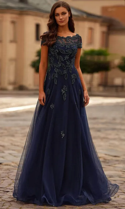 La Femme 31692 Beaded Bodice Evening Gown made by La Femme