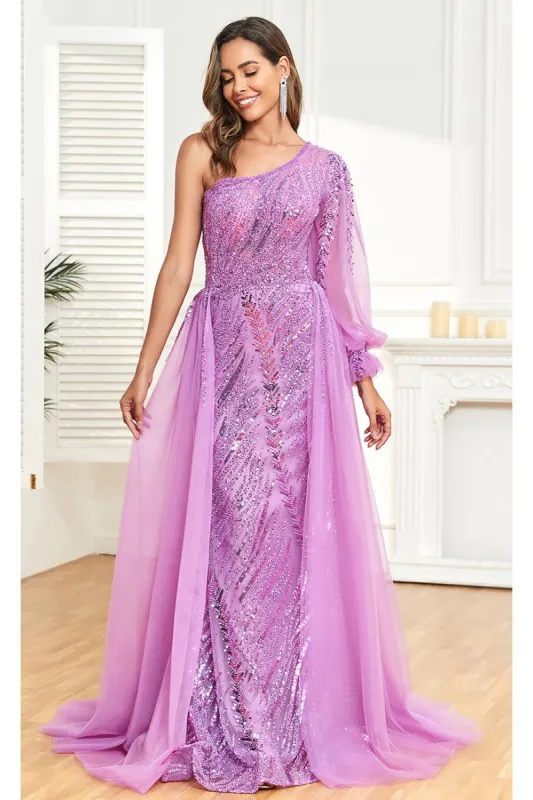 High Couture NR2329 Overskirt Long Formal Evening Dress made by Alberto Nardoni