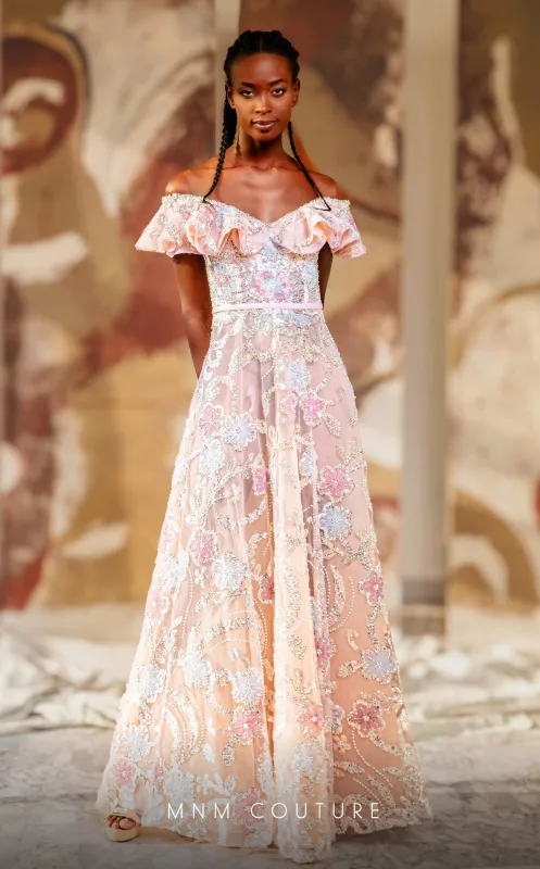MNM Couture K4162 Pink Evening Gown made by MNM Couture