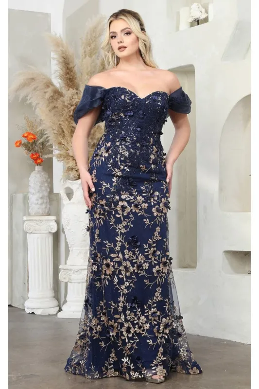 Navy Quinceanera Mom Dresses Mother of the Quince Gowns made by Alberto Nardoni