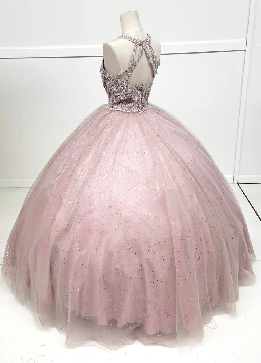 Chicas YG5014 Glitter Formal Wine BallDress Illusion Floor-Length Tulle Dress sold by Alberto Nardoni product image thumbnail 2