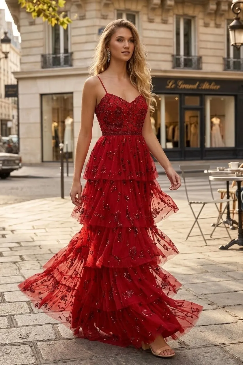 Primavera Couture 4341 - Lace Beaded A-Line Prom Dress sold by Alberto Nardoni