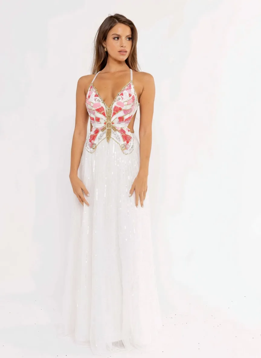 Primavera Couture 3957 - Sequin Beaded Evening Gown sold by Alberto Nardoni product image thumbnail 4