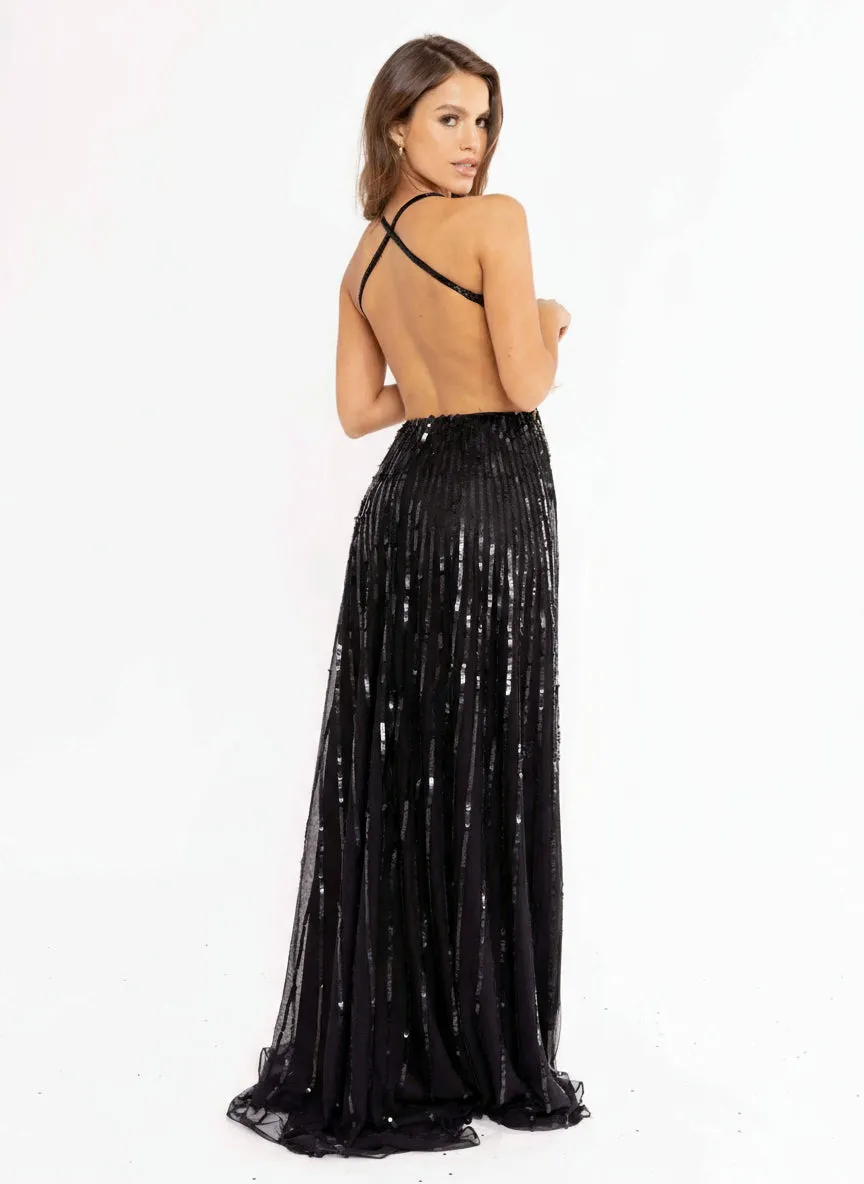 Primavera Couture 3957 - Sequin Beaded Evening Gown sold by Alberto Nardoni product image thumbnail 2