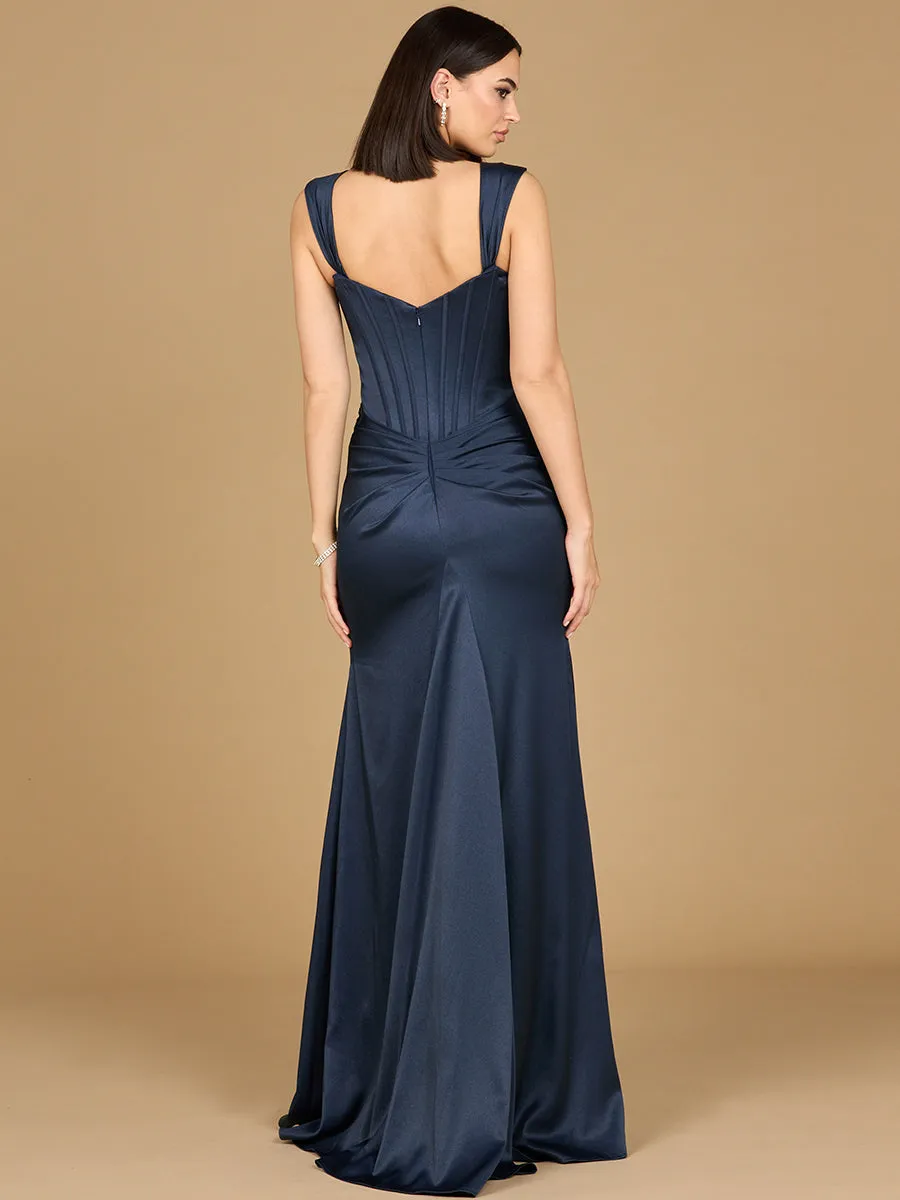 Lara 28915 Sleeveless Corset Prom Gown Long Simple Formal Evening Dress sold by Alberto Nardoni product image thumbnail 3