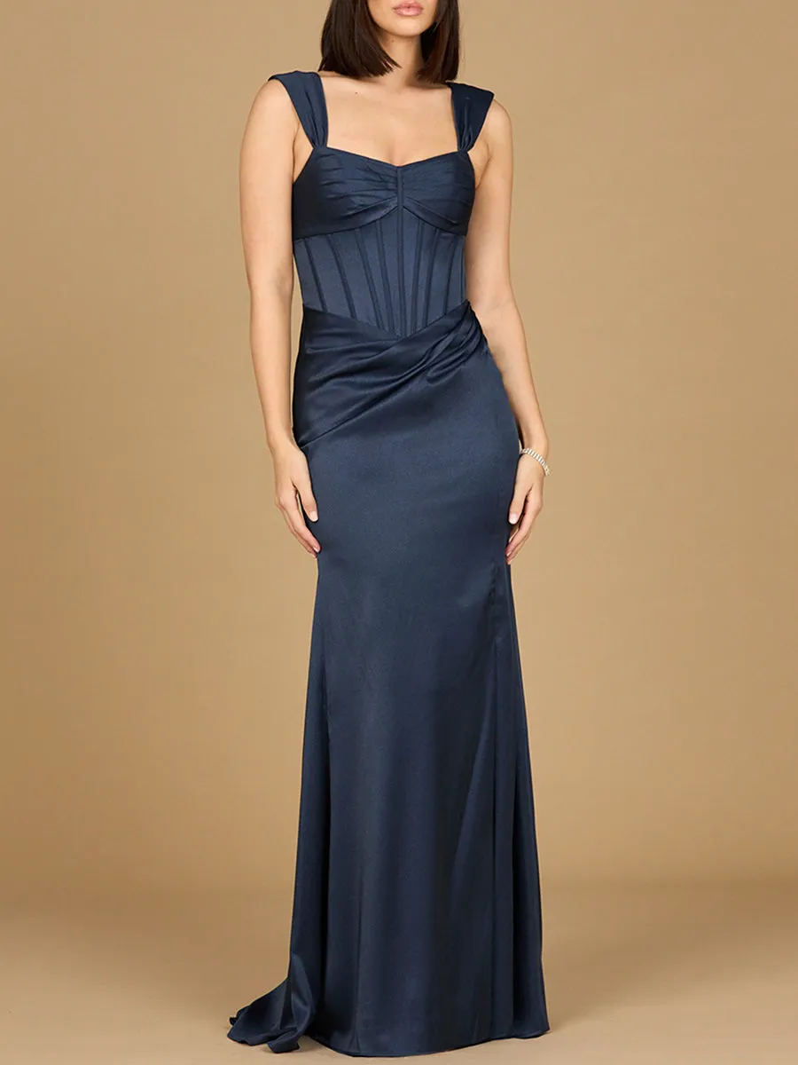 Lara 28915 Sleeveless Corset Prom Gown Long Simple Formal Evening Dress sold by Alberto Nardoni