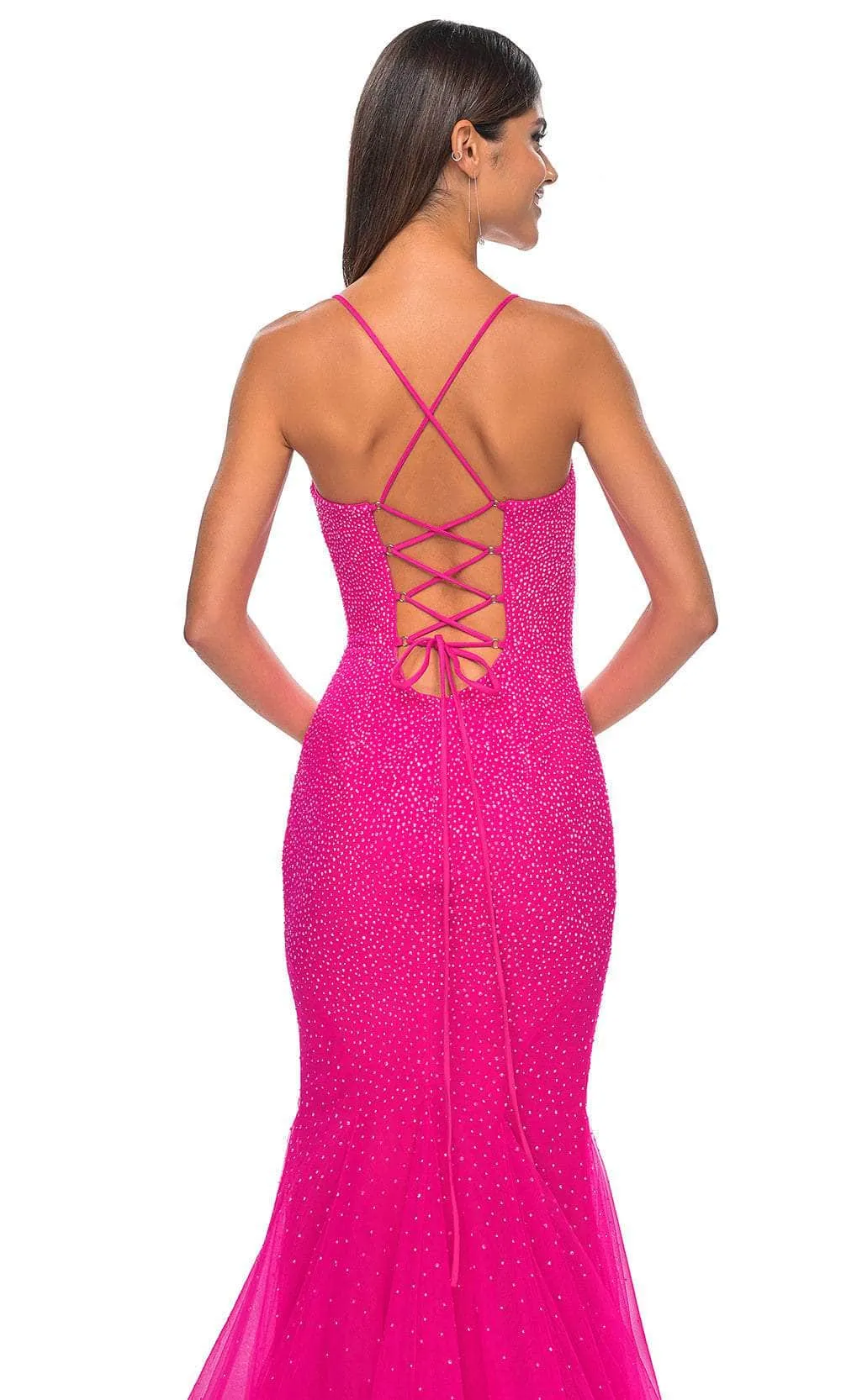 La Femme 32273 Embellished V-Neck Prom Dress sold by Alberto Nardoni product image thumbnail 4