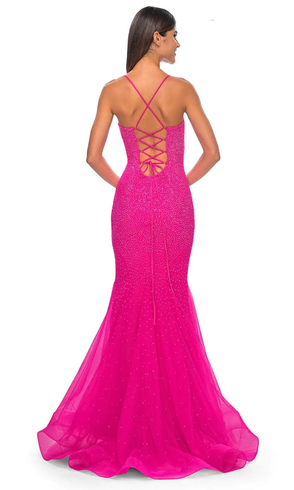 La Femme 32273 Embellished V-Neck Prom Dress sold by Alberto Nardoni product image thumbnail 2