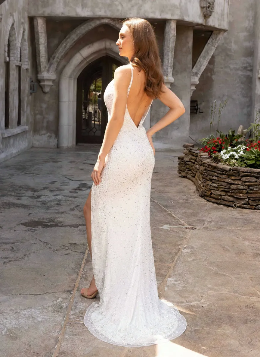 Primavera Couture 3904 - Beaded Sequin Prom Dress sold by Alberto Nardoni product image thumbnail 4