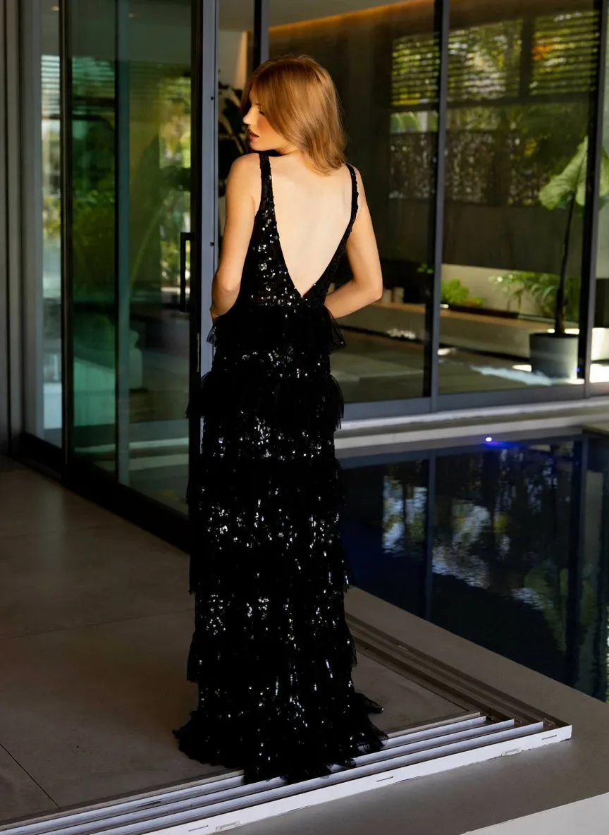 Primavera Couture 4142 - Sequin Beaded A-Line Prom Dress sold by Alberto Nardoni product image thumbnail 2