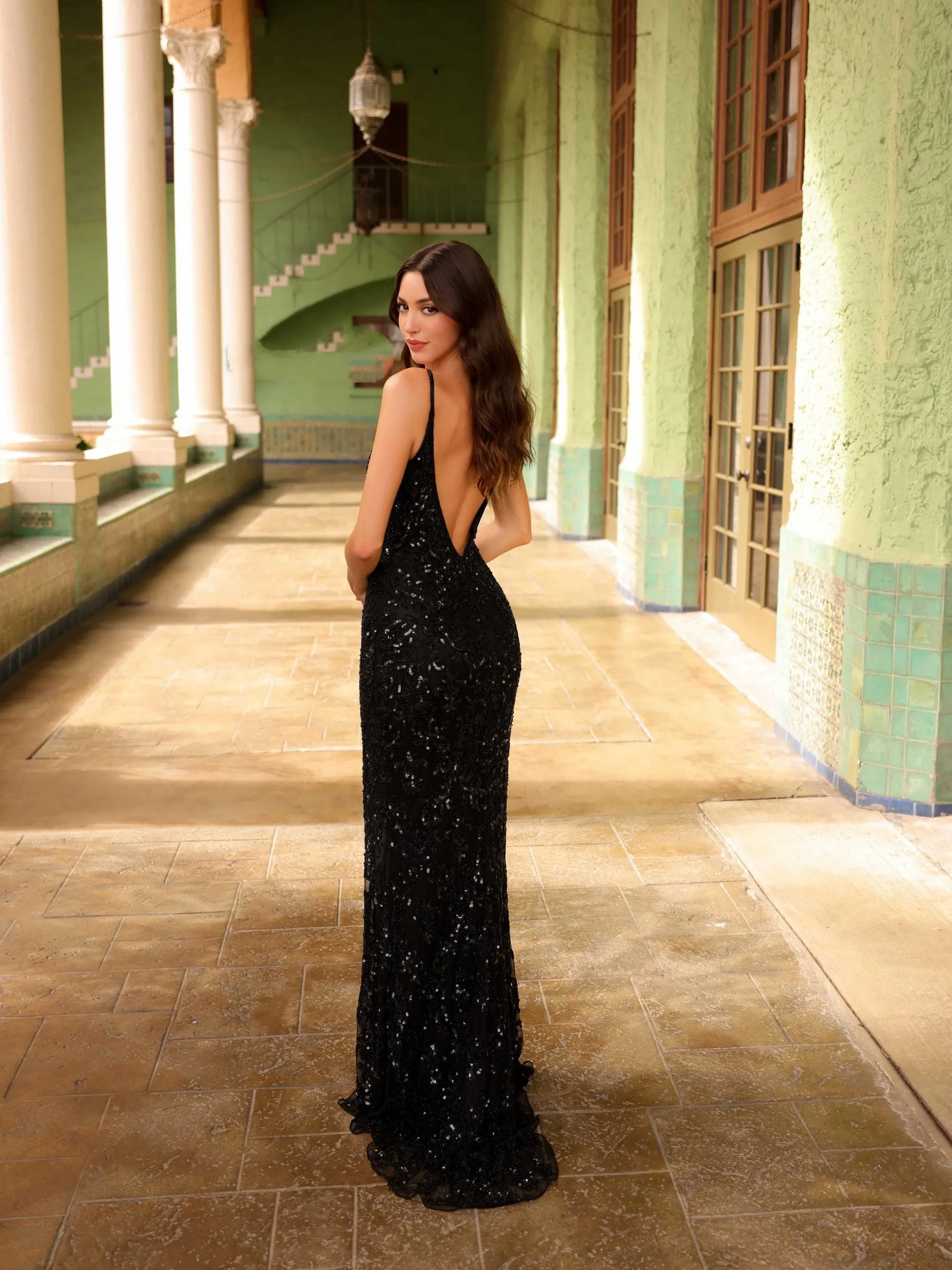 Primavera Couture 4115 - Sequin Beaded Prom Dress sold by Alberto Nardoni product image thumbnail 2