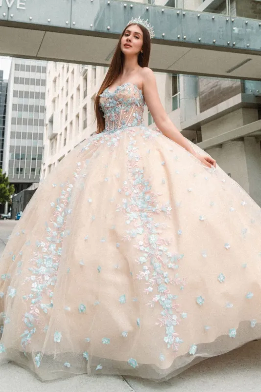 Off Shoulder Corset Ball Gown by GLS Gloria GL3504 made by Alberto Nardoni