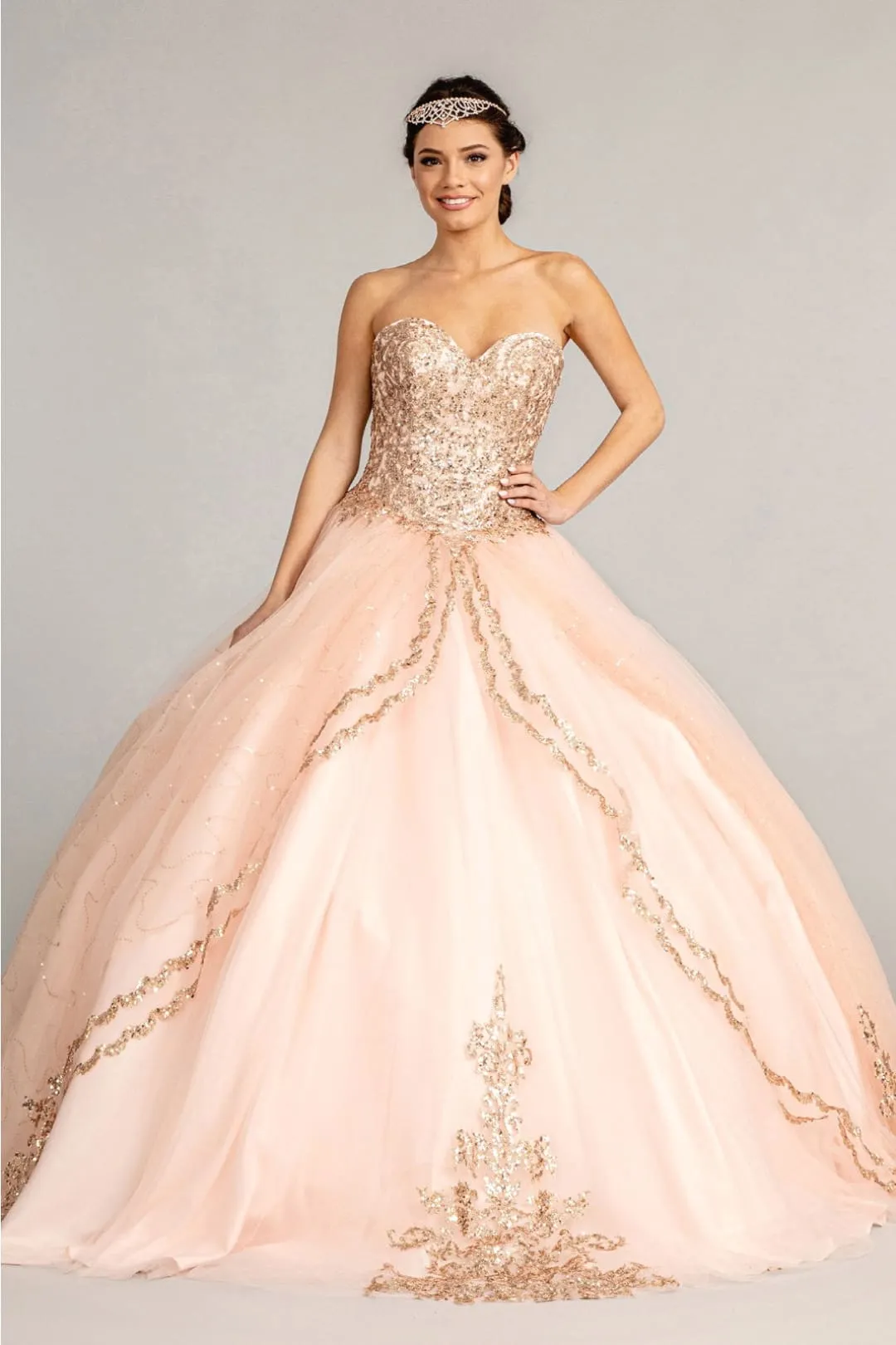 Strapless Sweetheart Ball Gown by Elizabeth KGL1973 sold by Alberto Nardoni product image thumbnail 5