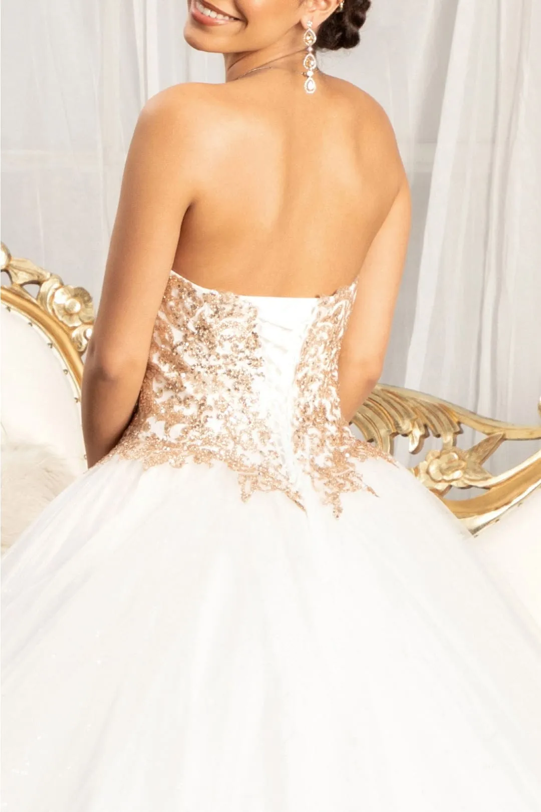 Strapless Sweetheart Ball Gown by Elizabeth KGL1973 sold by Alberto Nardoni product image thumbnail 4