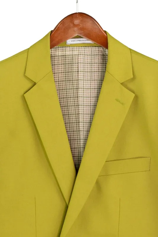 Men's Moss Solid Three Piece Suit made by Alberto Nardoni