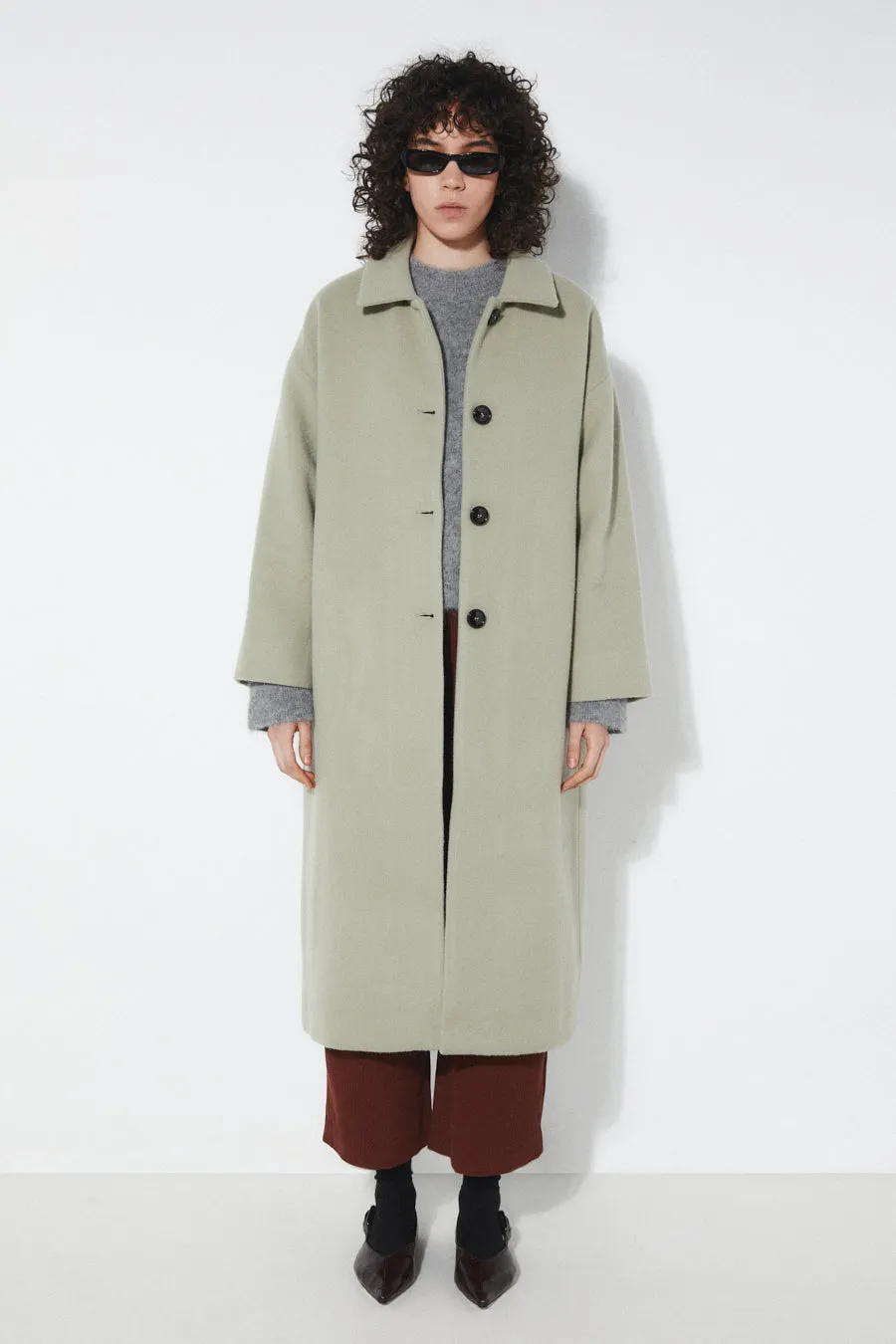 Aline Coat - Dirty Green sold by Rita Row product image thumbnail 2