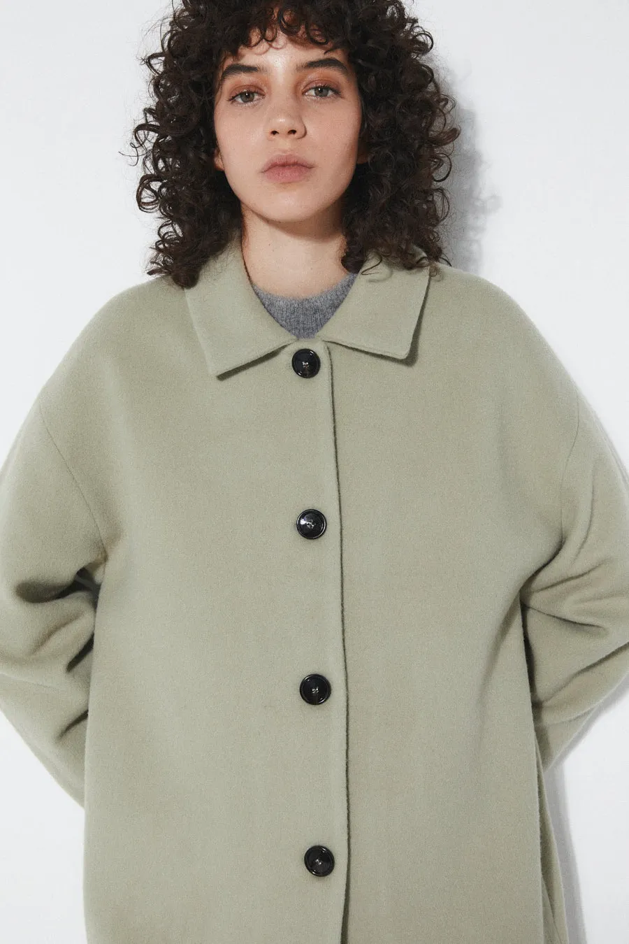 Aline Coat - Dirty Green sold by Rita Row product image thumbnail 3