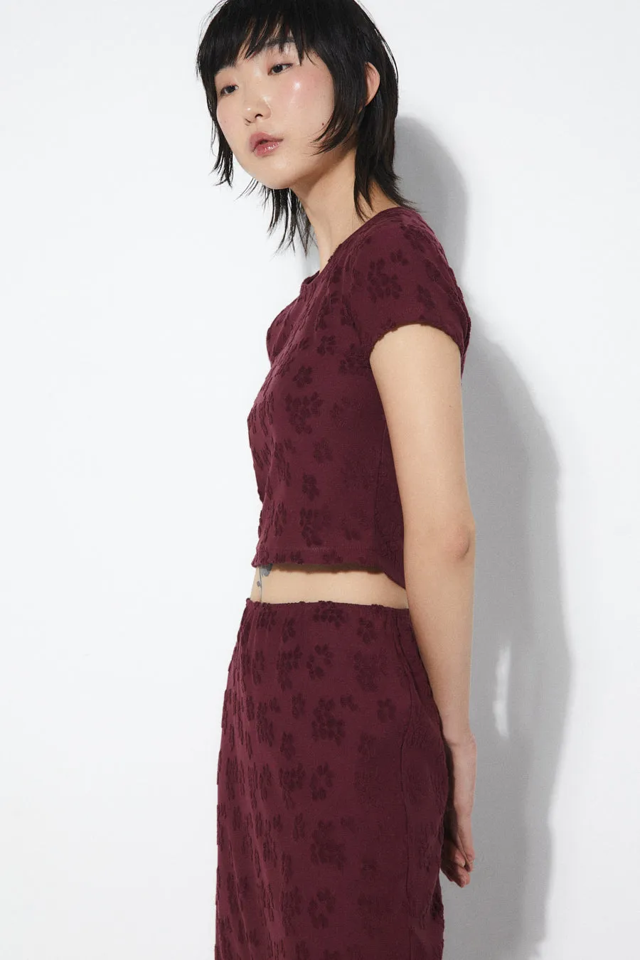 Gloria T-Shirt - Burgundy sold by Rita Row product image thumbnail 4