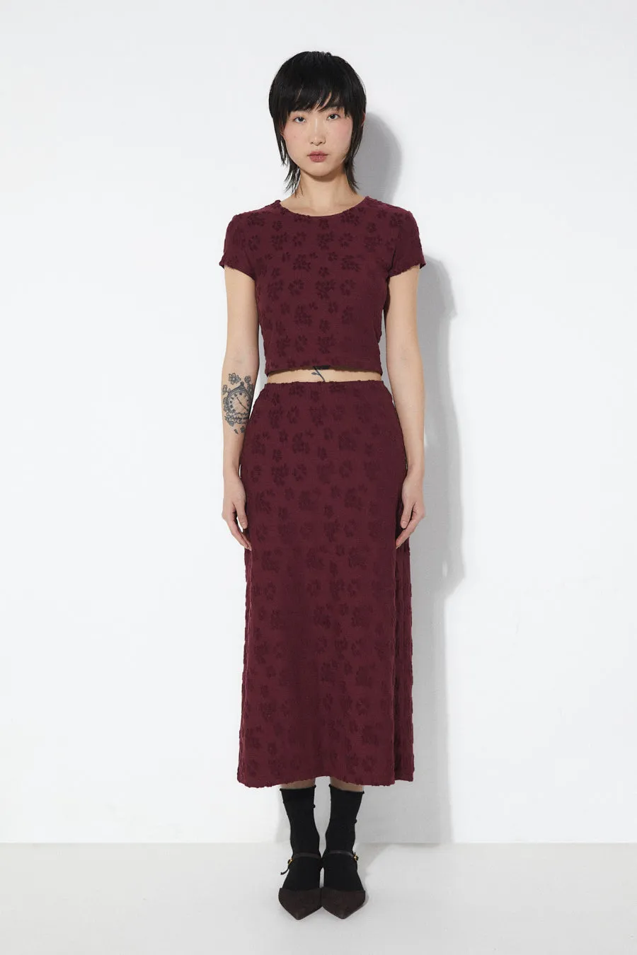 Gloria T-Shirt - Burgundy sold by Rita Row product image thumbnail 5