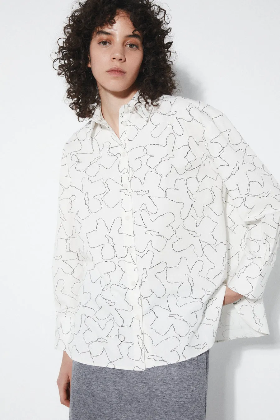 Brit Shirt - Flowers sold by Rita Row