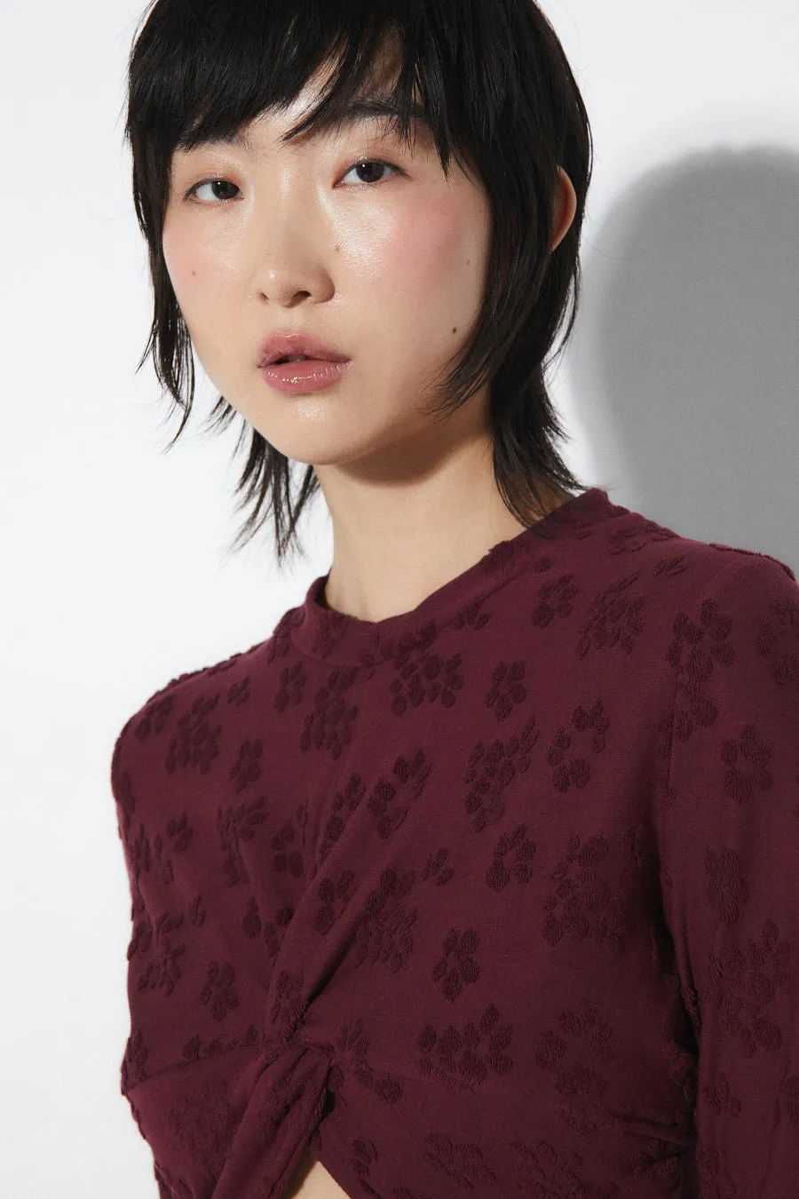 Barbara Dress - Burgundy sold by Rita Row product image thumbnail 2