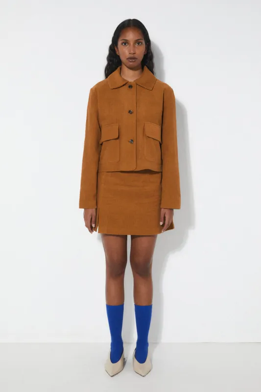 Serge Jacket - Ocher sold by Rita Row