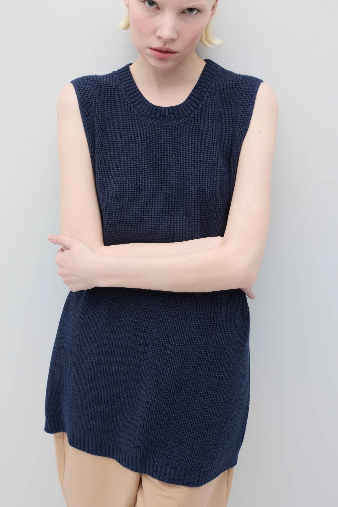 Rimini Vest - Navy sold by Rita Row