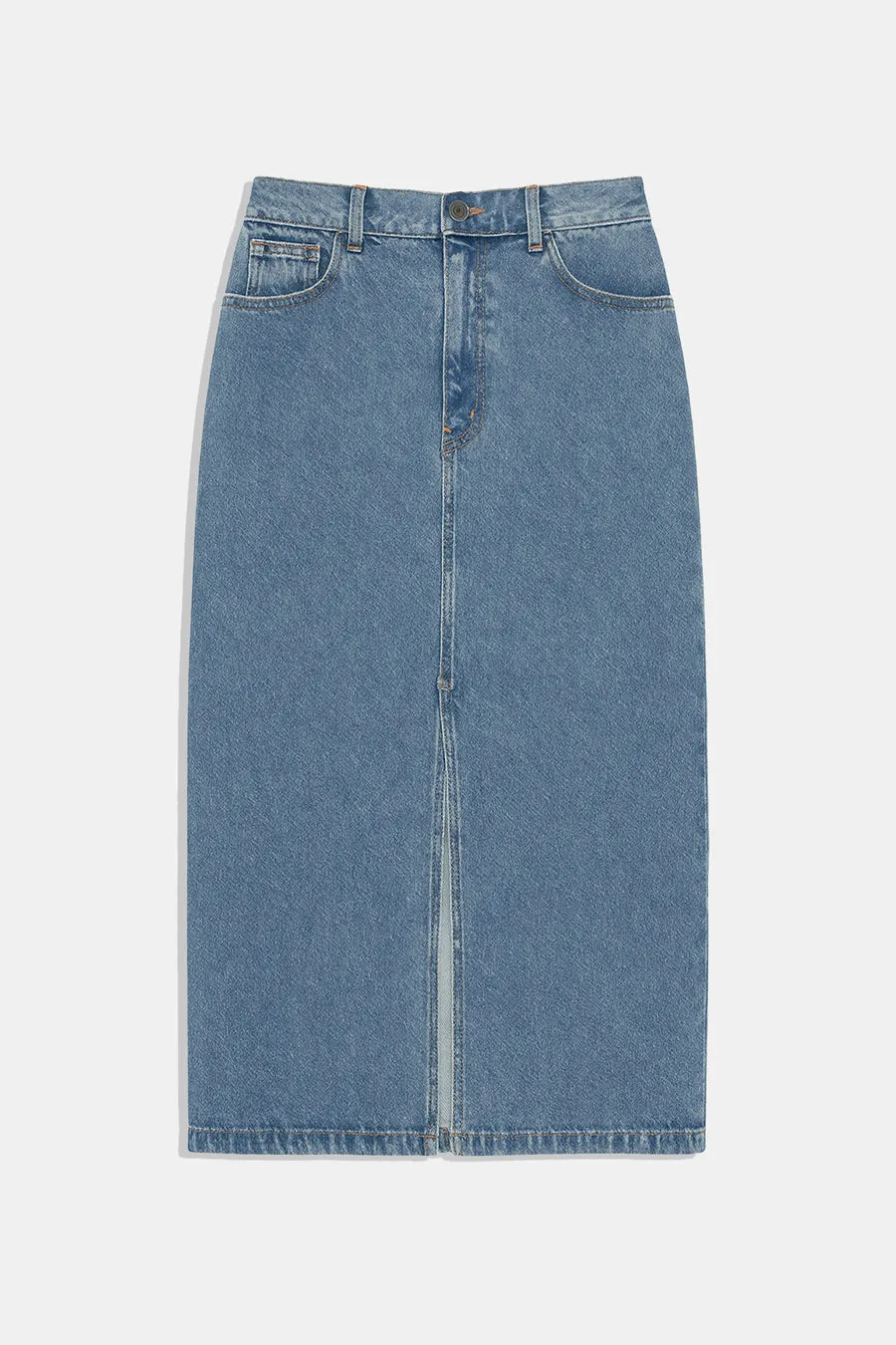 Moliere Skirt - Denim sold by Rita Row