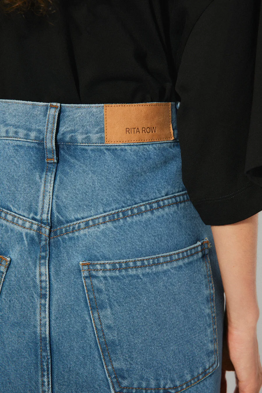Moliere Skirt - Denim sold by Rita Row product image thumbnail 5