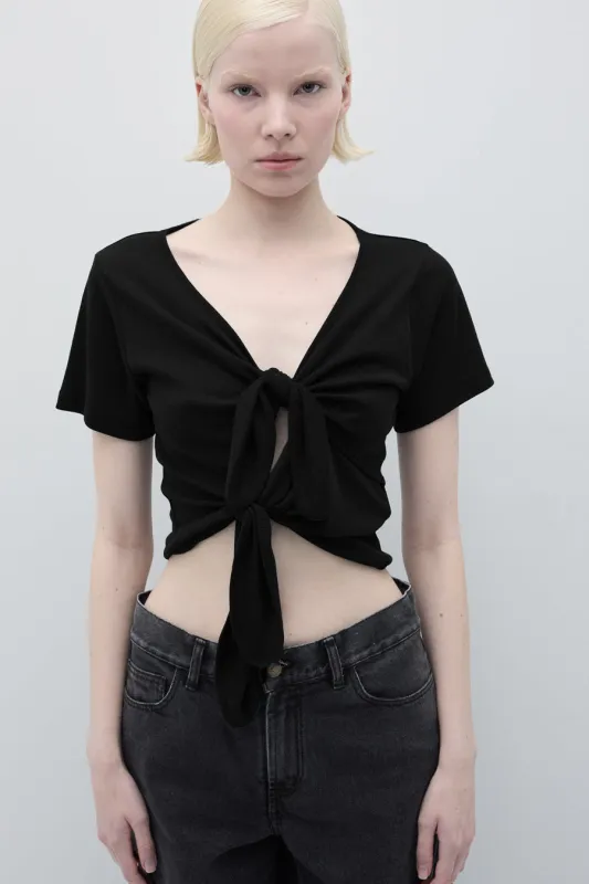 Dahlia Top - Black made by Rita Row