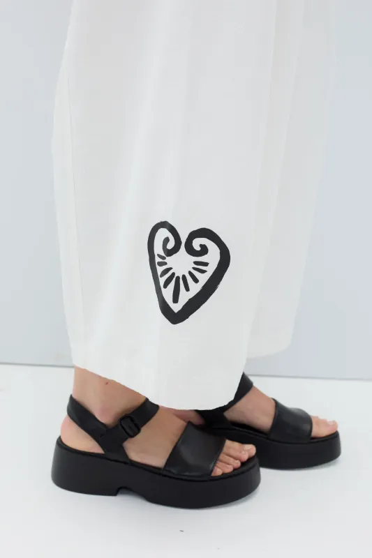 Dafne Pants - Heart Print made by Rita Row