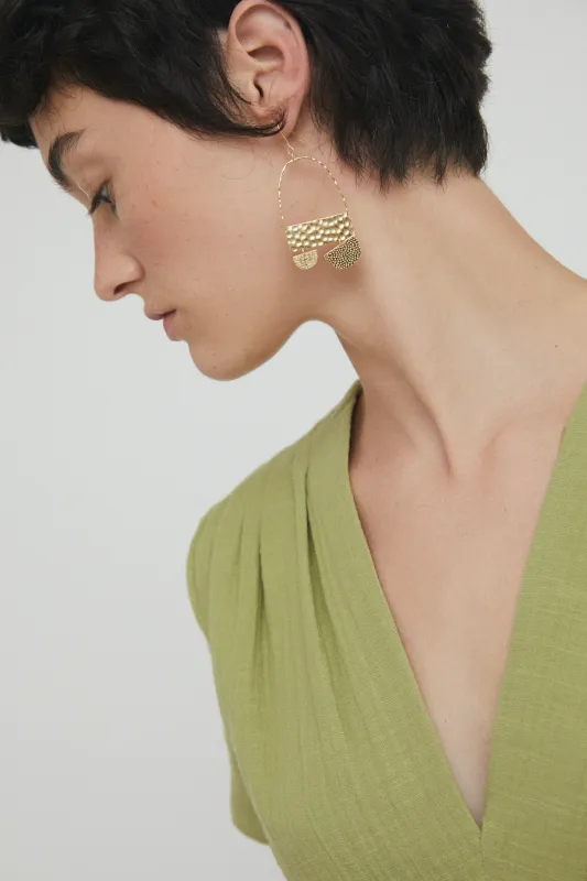 Rubi Earrings made by Rita Row