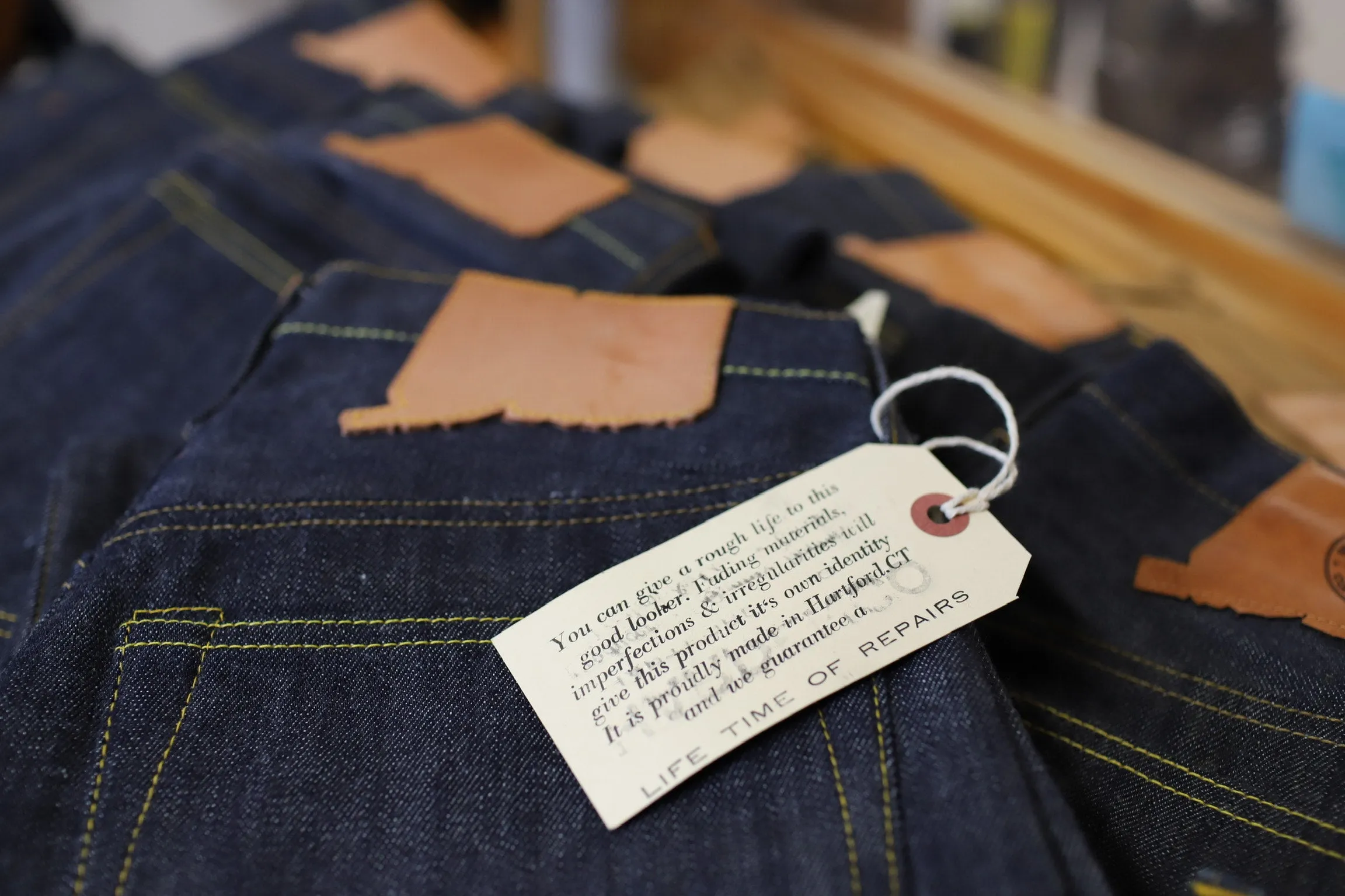Vintage 16oz Unsanforized Cone Mills 003 Jeans sold by HARDENCO product image thumbnail 3