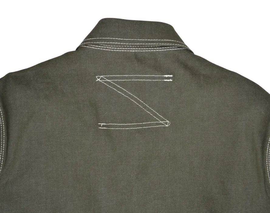 Olive Denim Workers Jacket 2022 sold by HARDENCO product image thumbnail 4
