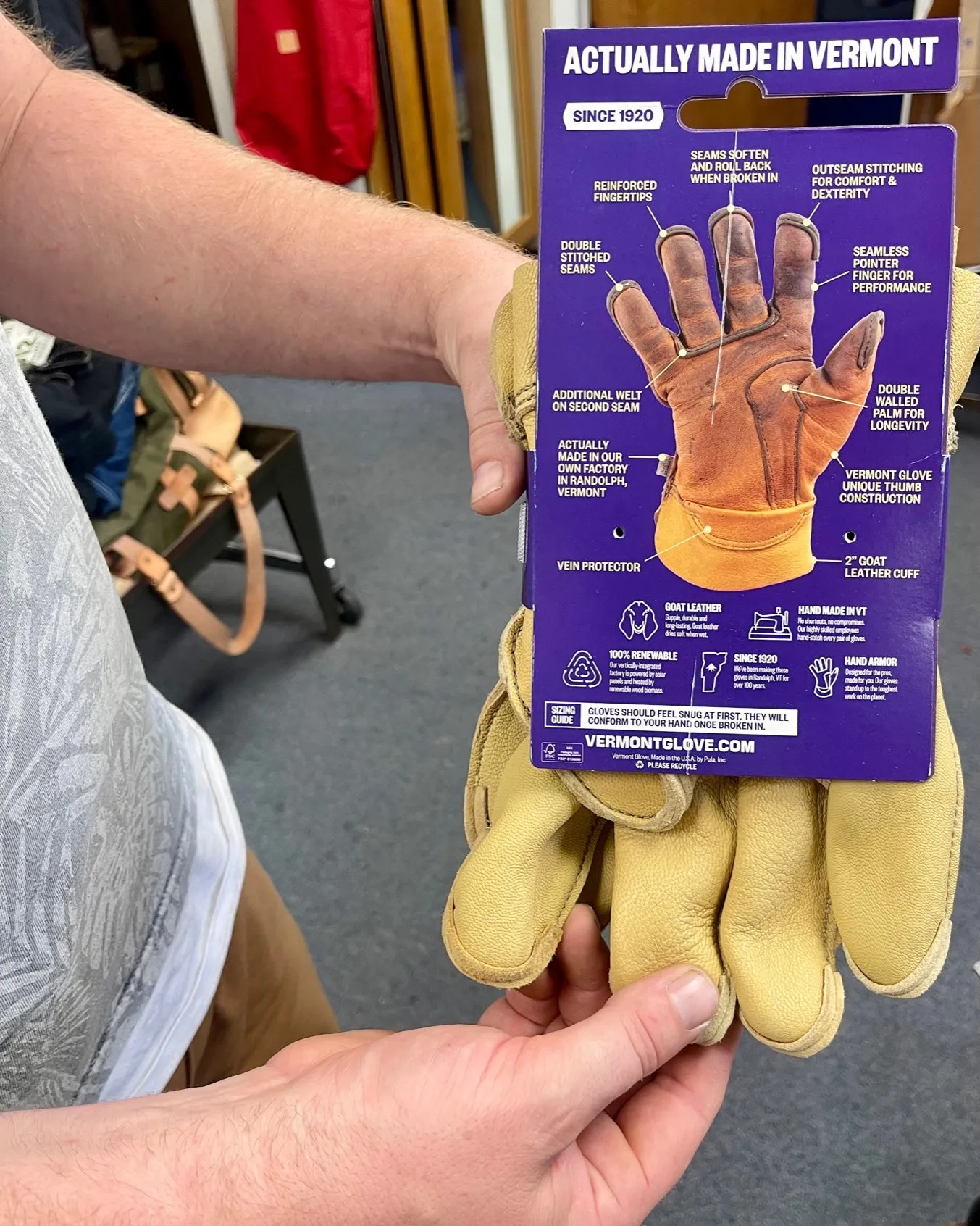 Vermont Glove: THE VERMONTER sold by HARDENCO product image thumbnail 5