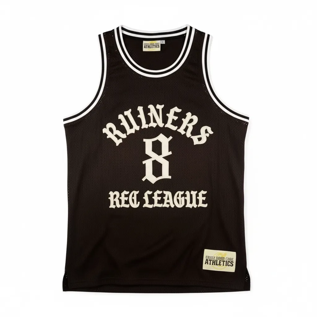 REC LEAGUE JERSEY Brown sold by Cruel Hand Luke