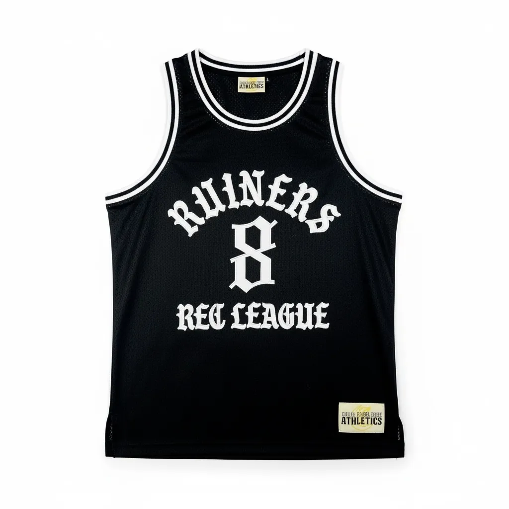 REC LEAGUE JERSEY Black sold by Cruel Hand Luke
