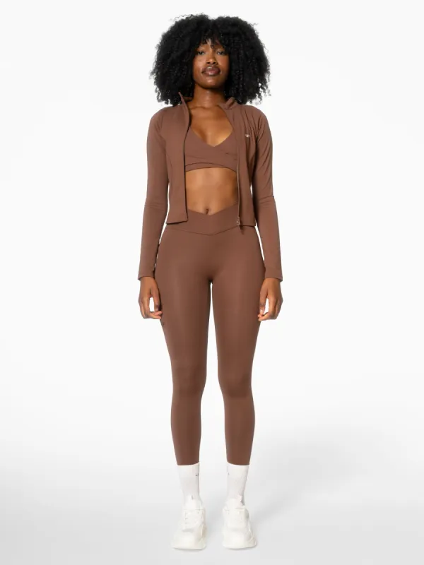 The Curve Jacket / Walnut sold by 437