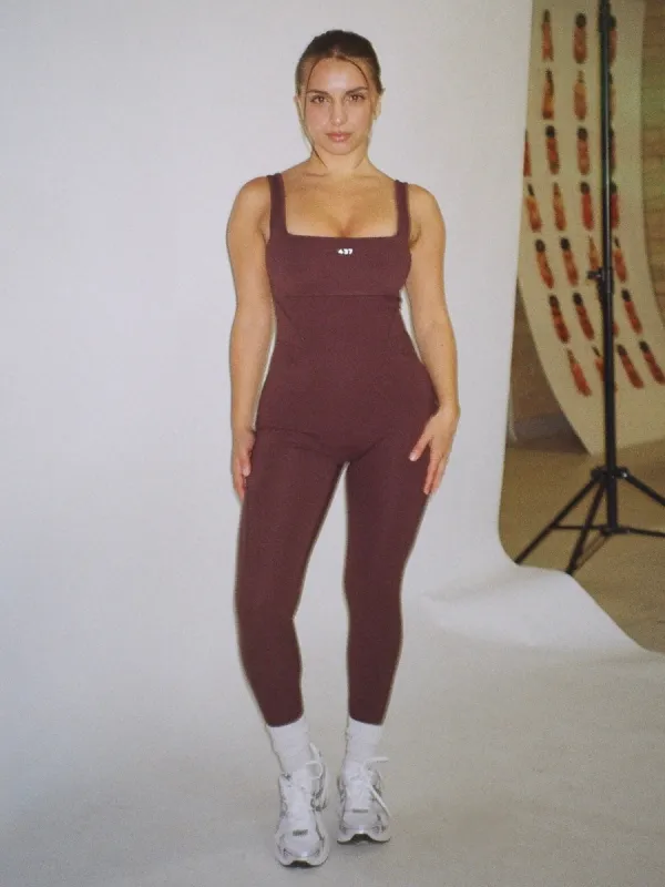 The Curve Onesie / Espresso sold by 437