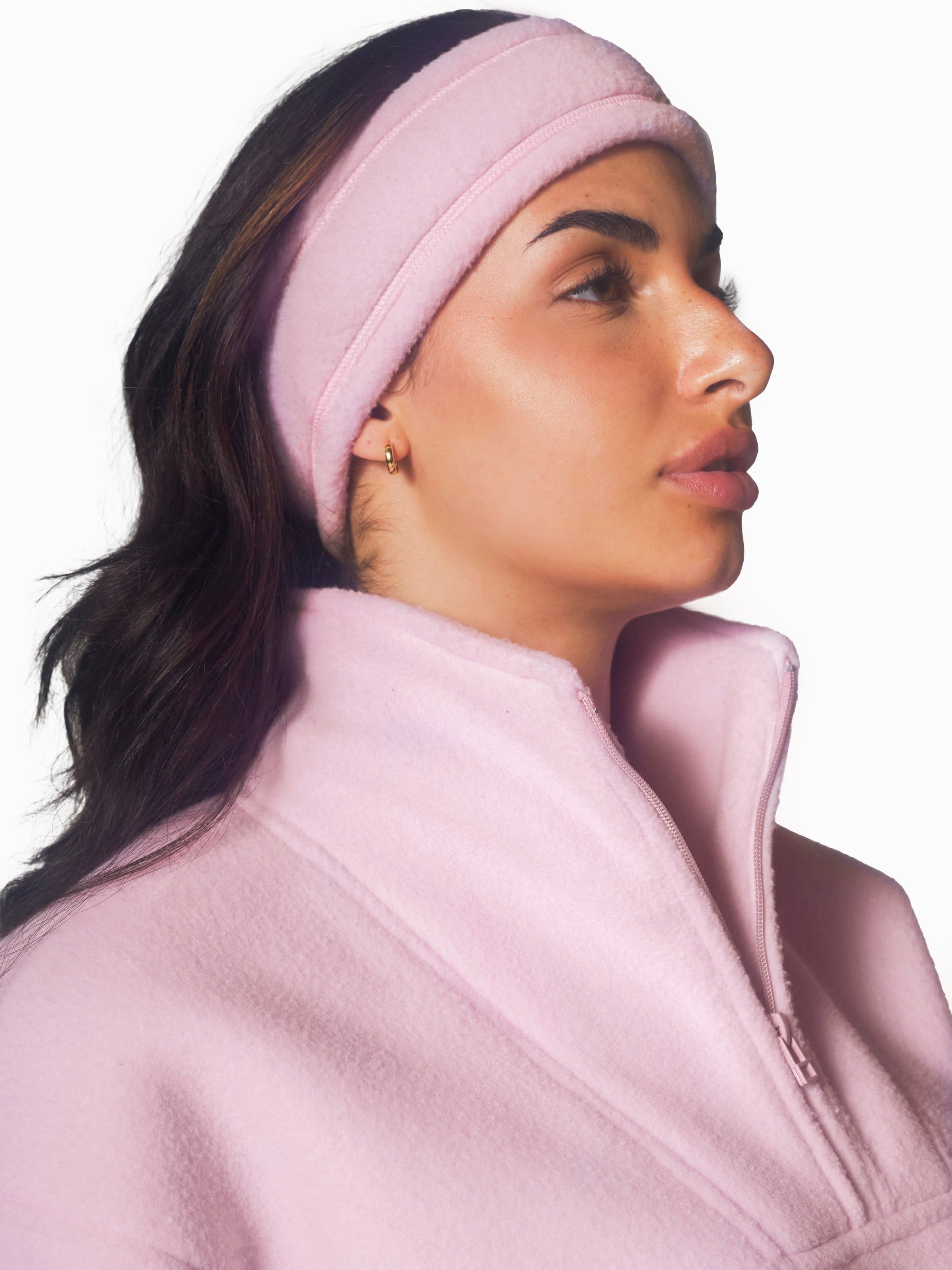 The Cozy Quarter Zip + Headband / Parfait sold by 437 product image thumbnail 5