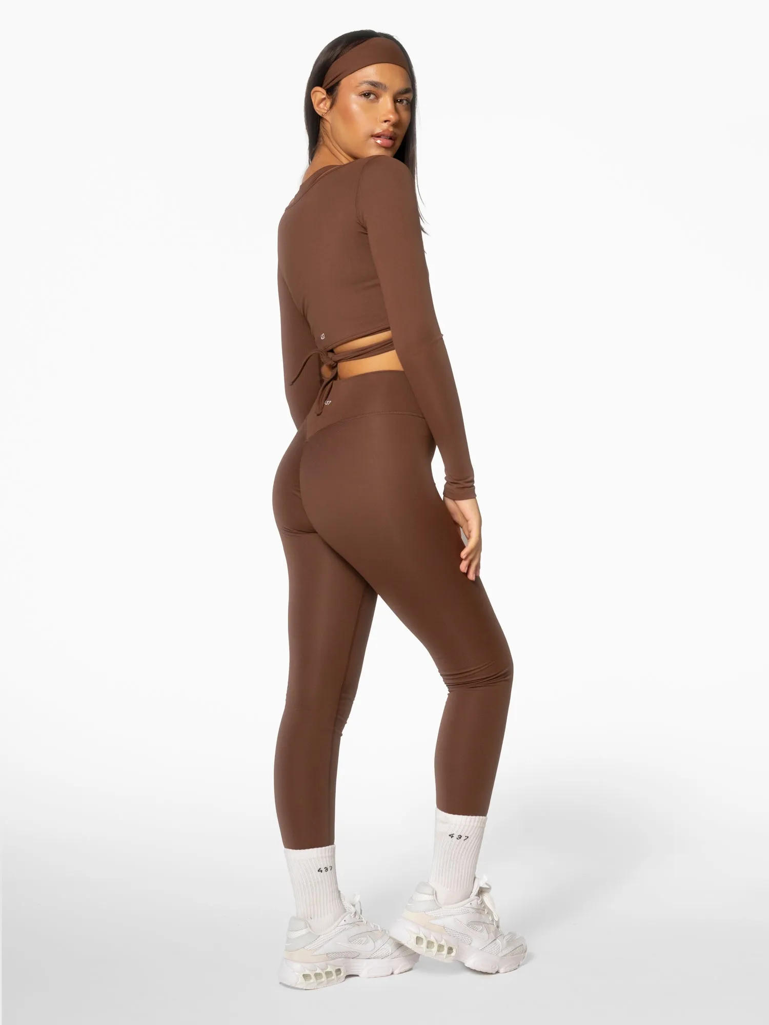 The V Lift Legging / Walnut sold by 437 product image thumbnail 5
