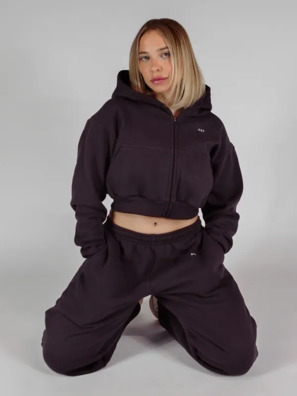 The Zip Hoodie / Espresso sold by 437