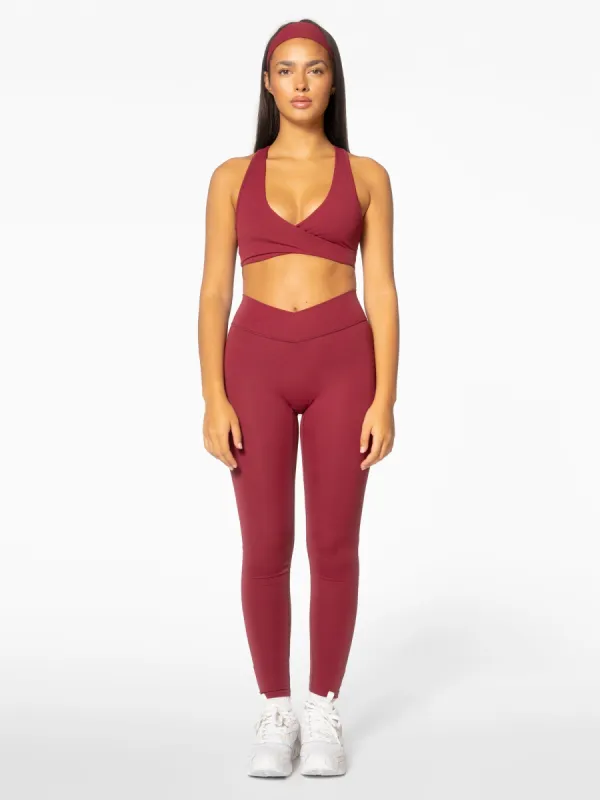 The V Lift Legging / Mahogany sold by 437