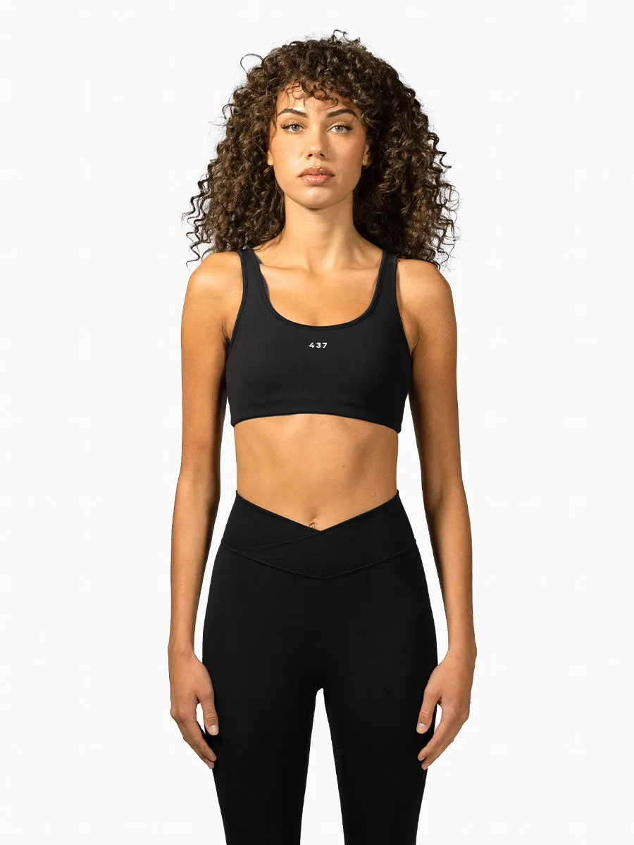 The Scoop Neck Bra / Black sold by 437